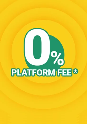 Zero platform fees - feature - quickdaak
